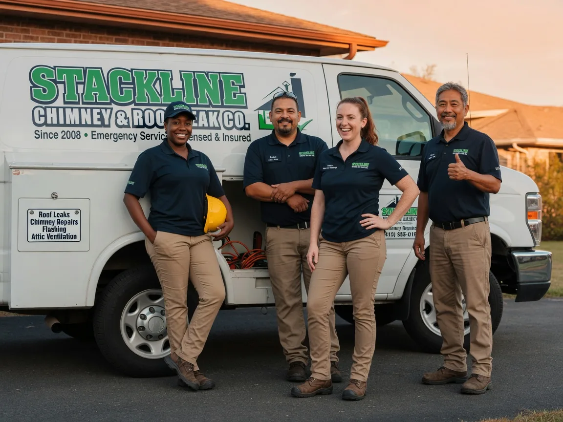 Chimney flashing repair company in Calypso, NC
